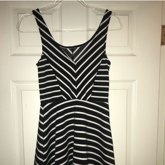 Bethany Mota black and white striped sundress - Picture 2 of 5